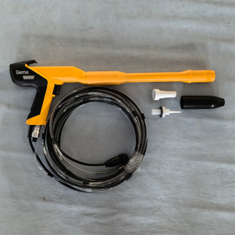 Powder gun extension rod 300mm - connector detail
