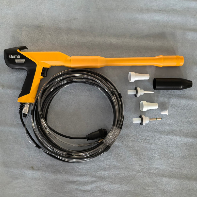 300mm powder coating extension rod - complete part